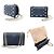 Borsa a tracolla in pelle con catena Jimmy Choo Blu navy - vista 2