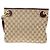 Borsa a tracolla Gucci in canvas Beige - vista 3