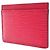Louis Vuitton Porte Cartes Simple Card Holder Epi Leather Rosso - vista 3