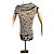 Top con estampado floral Jean Paul Gaultier "Maille" Negro Blanco Roja - vista 2