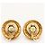 Chanel Clip-On Ohrringe roter Cabochon vergoldet Golden Bordeaux - Ansicht 3