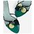Mules Sandali Miu Miu SS03 Foresta con paillettes e tacco kitten Verde - vista 2