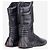 Stivali Biker Astro Moto con punta quadrata e gambale medio Prada AW99 Nero - vista 2