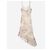 Roberto Cavalli asymmetrisches Sommer-Maxikleid mit Rüschen aus den 2000ern Beige - Ansicht 2