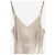 Roberto Cavalli asymmetrisches Sommer-Maxikleid mit Rüschen aus den 2000ern Beige - Ansicht 4