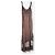 Abito maxi a balze stampa leopardata e floreale Roberto Cavalli anni 2000 Marrone - vista 2