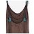 Abito maxi a balze stampa leopardata e floreale Roberto Cavalli anni 2000 Marrone - vista 7