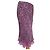 Rene Derhy Gonna Midi in Crepe Liberty Rosa Bianco Porpora