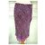 Rene Derhy Gonna Midi in Crepe Liberty Rosa Bianco Porpora - vista 10