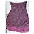 Rene Derhy Gonna Midi in Crepe Liberty Rosa Bianco Porpora - vista 13