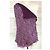 Rene Derhy Gonna Midi in Crepe Liberty Rosa Bianco Porpora - vista 15