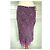 Rene Derhy Gonna Midi in Crepe Liberty Rosa Bianco Porpora - vista 9