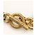 Collana Choker Christian Dior Catena a Maglie Dorata D'oro - vista 2