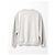 Chanel Baumwollpullover weiß mit Makeup-Logo Schwarz Rot - Ansicht 5