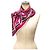 Hermès Pañuelo Hermes Smooth Carre Pointe Triangle Rosa Púrpura - vista 3
