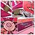 Hermès Pañuelo Hermes Smooth Carre Pointe Triangle Rosa Púrpura - vista 4