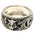 Anello a fascia Gucci Cat Head Arabesque in argento sterling