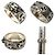 Anello a fascia Gucci Cat Head Arabesque in argento sterling - vista 2