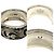 Anello a fascia Gucci Cat Head Arabesque in argento sterling - vista 3