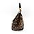 Dolce & Gabbana Miss Sicily Leopard Print Leather Medium Marrone - vista 4