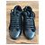 Baskets Prada en cuir noir avec bordure en fourrure - vue 3