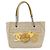 Chanel Camellia No.5 Chocolate Bar Canvas Large Negro