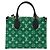 Louis Vuitton OnTheGo LV Match Monogram Jacquard Velvet PM Verde - vista 2