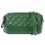 Clutch Chanel Gabrielle Double Zip con Catena in Pelle di Capra Matelassé e Vernice Verde
