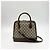 Gucci Horsebit 1955 GG Coated Canvas with Leather Medium Marrone - vista 2