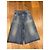 Céline Celine Culottes de denim wide leg con detalle de cadena Azul - vista 10