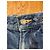 Céline Celine Culottes de denim wide leg con detalle de cadena Azul - vista 3