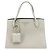 Prada Monochrome Saffiano with City Calf Small Blanco