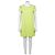 Versace Versus Abito Corto Verde Lime con Spille Dorate