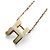 Hermès Collana Pendente Pop H Metallo e Smalto Standard Beige