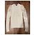 Chanel Top de malha cashmere creme com renda Cru - vista 12