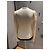 Chanel Top de malha cashmere creme com renda Cru - vista 13