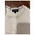 Chanel Top de malha cashmere creme com renda Cru - vista 3