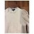 Chanel Top de malha cashmere creme com renda Cru - vista 6