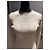 Chanel Top de malha cashmere creme com renda Cru - vista 9