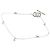 Bracciale GUCCI Double G in oro bianco 18K e diamanti Argento - vista 12