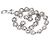 Bracciale GUCCI Double G in oro bianco 18K e diamanti Argento - vista 6
