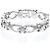 Bague Gucci Flora en or blanc avec diamants Argenté - vue 5