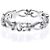 Bague Gucci Flora en or blanc avec diamants Argenté - vue 6
