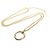 Cartier Trinity Medium Modell Diamantenhalskette Silber Golden - Ansicht 12