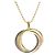 Cartier Trinity Medium Modell Diamantenhalskette Silber Golden - Ansicht 2