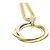 Cartier Trinity Medium Modell Diamantenhalskette Silber Golden - Ansicht 4