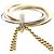 Cartier Trinity Medium Modell Diamantenhalskette Silber Golden - Ansicht 6