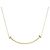 Autre Marque Collana Tiffany T Smile Small Size in oro giallo 18K D'oro