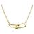 Autre Marque Collana Tiffany Hardware Double Link in oro giallo 18K D'oro