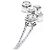 Autre Marque Collier Tiffany Bubble en diamant en platine Argenté - vue 6
